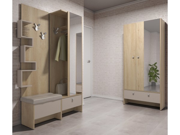 Σύνθεση εισόδου ξύλινη ANTRE 4 205x196x39 DIOMMI 42-012